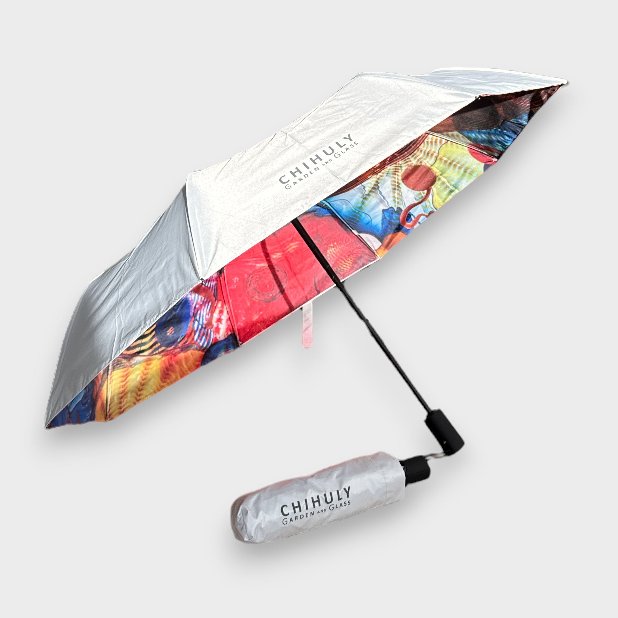 Chihuly Persian Ceiling Umbrella Travel size, White