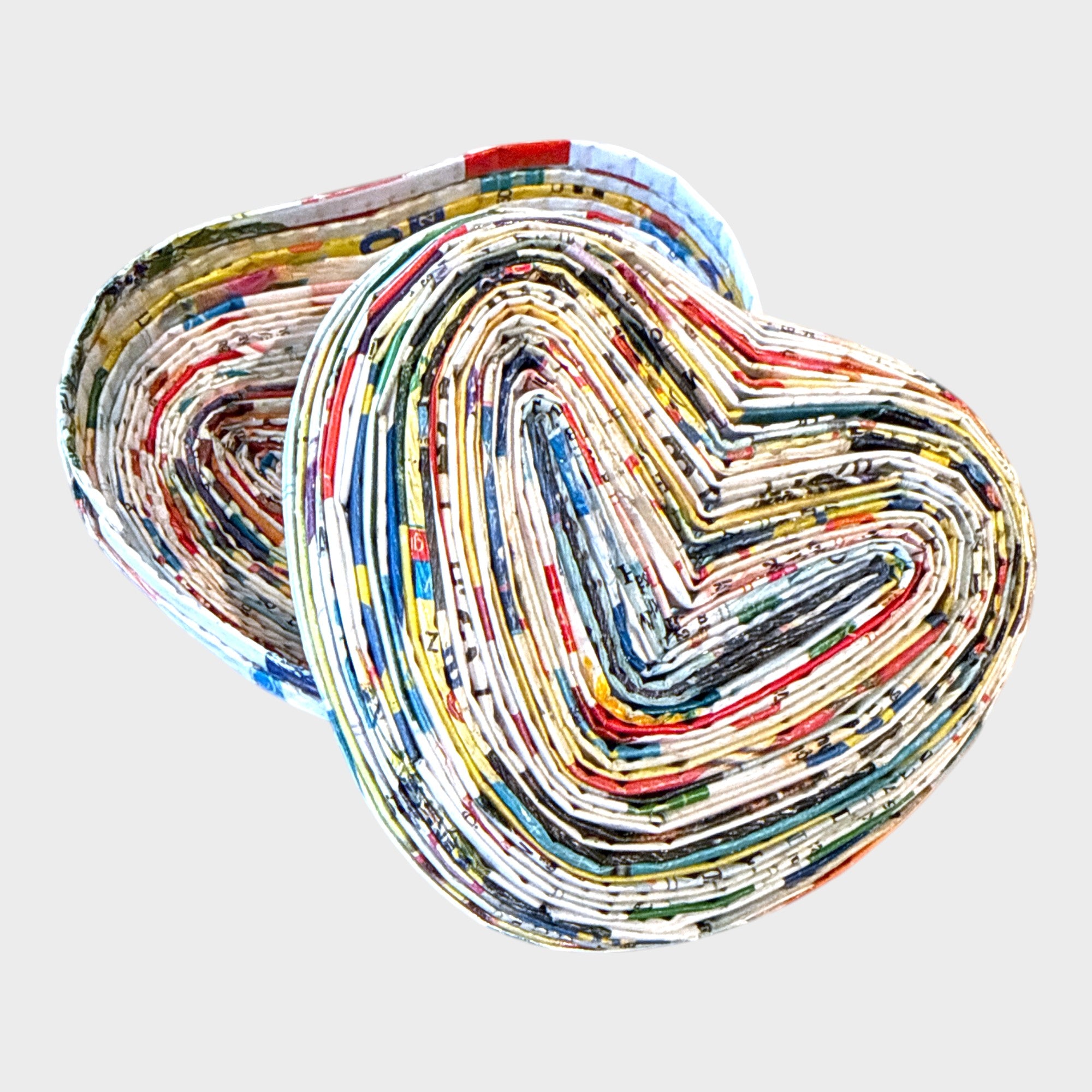 Recycled Paper Heart Box