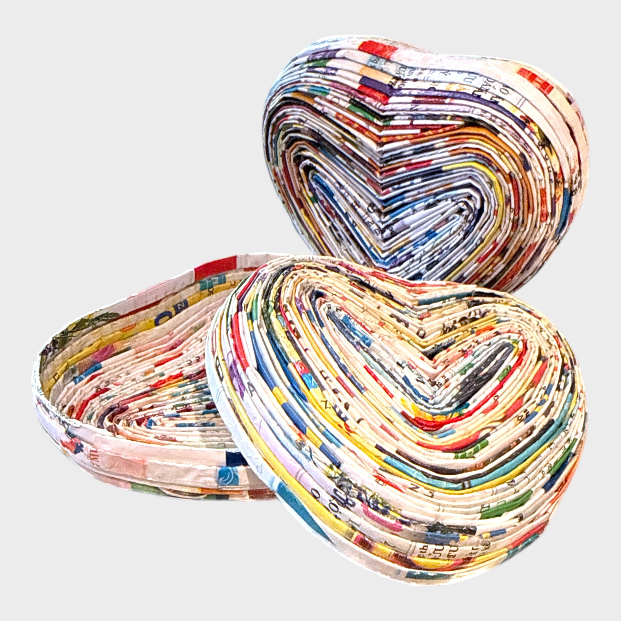 Recycled Paper Heart Box