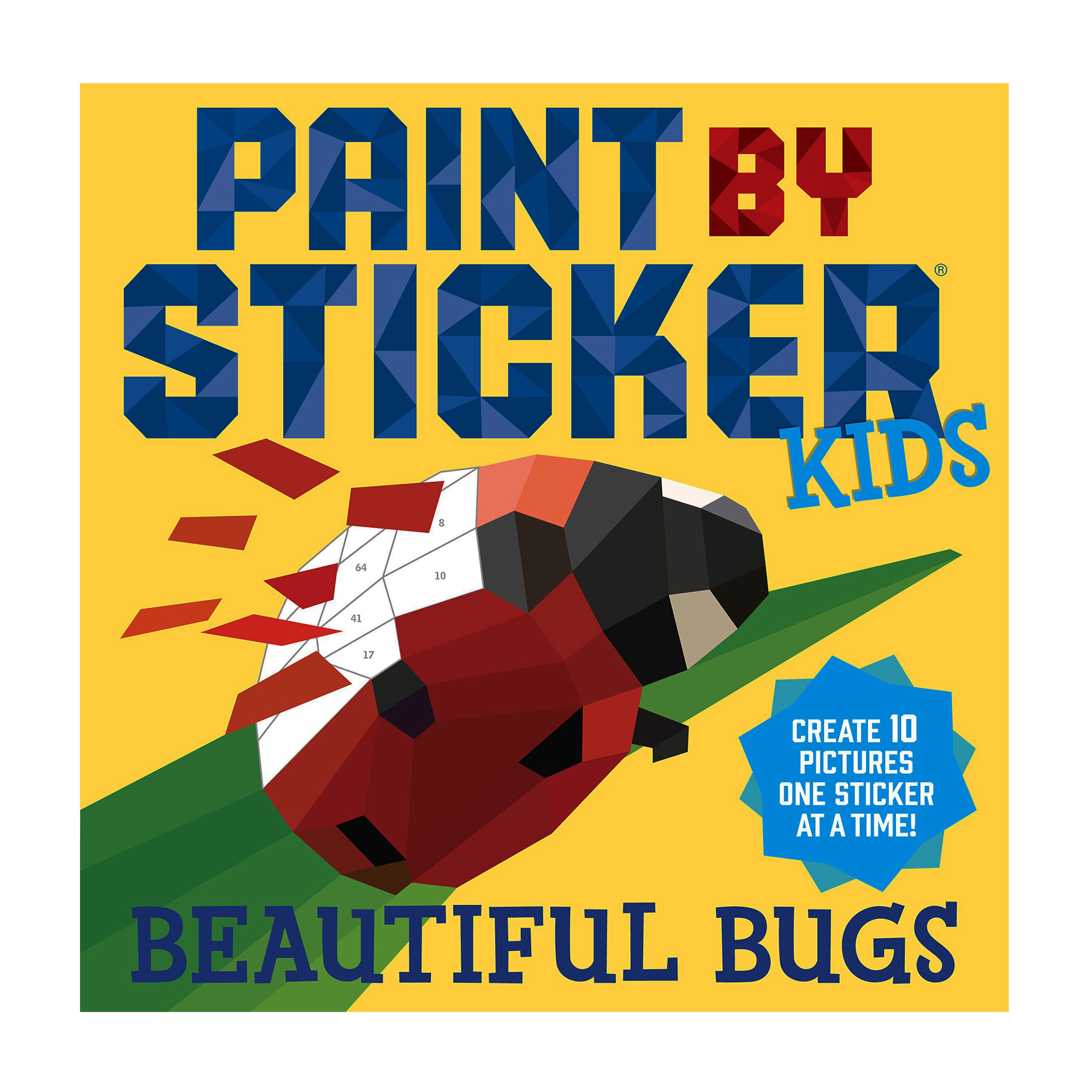 Beautiful Bugs, Paint by Sticker Book
