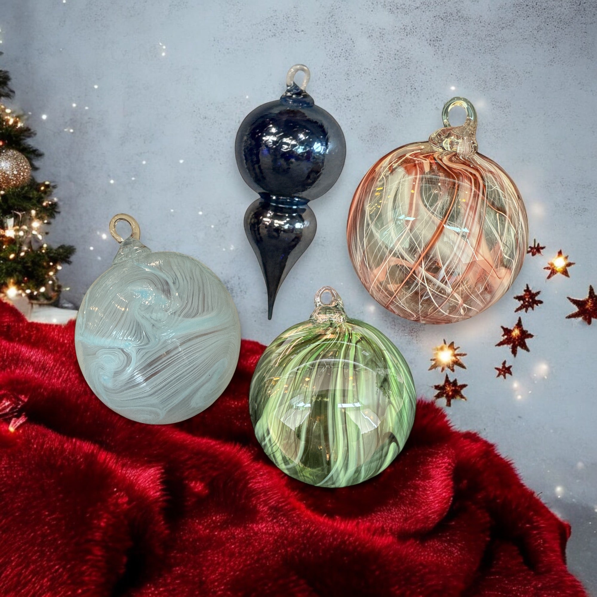 2024 Handblown Glass Ornaments