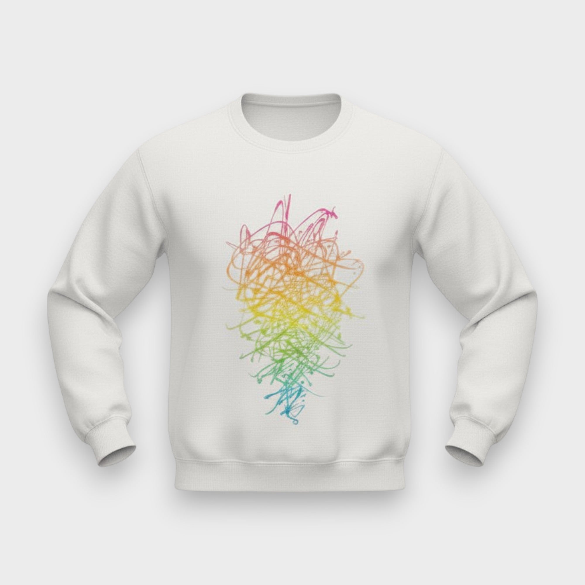Rainbow Chandelier Youth Crew Neck Sweatshirt