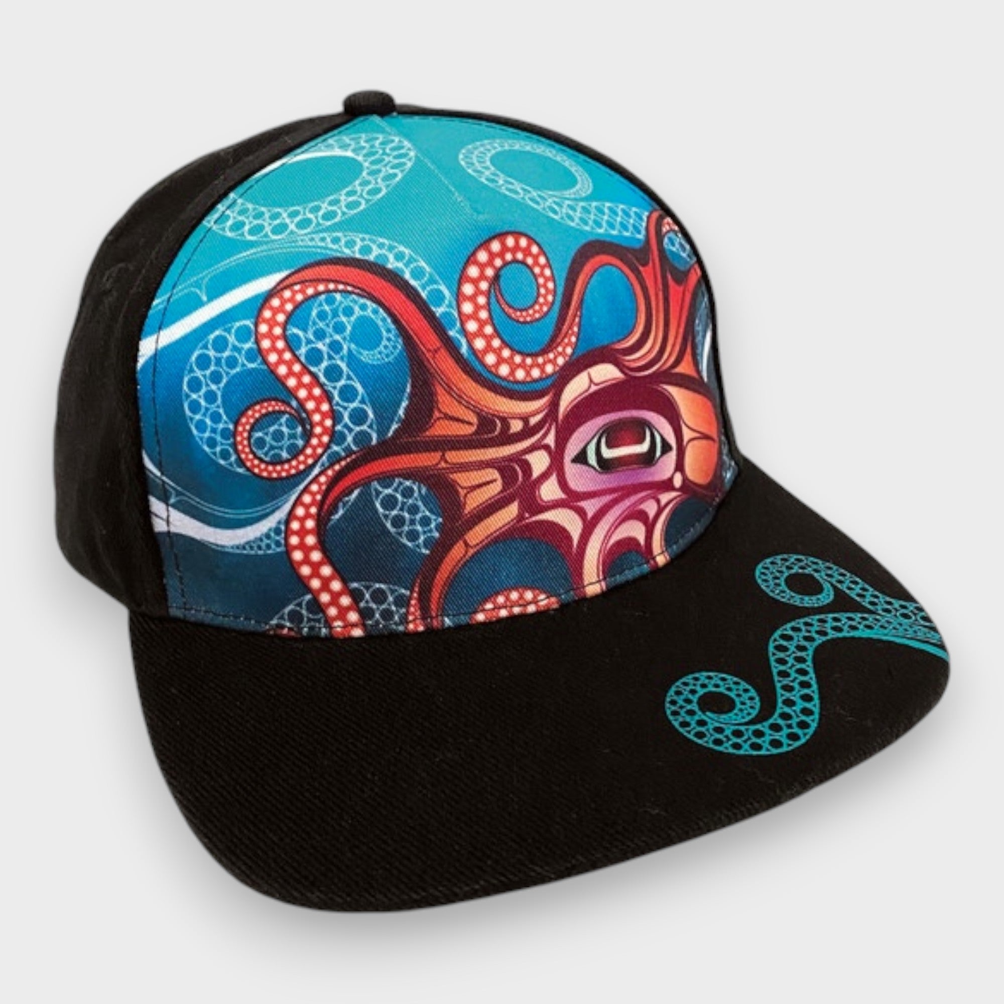 Octopus Snapback Hat